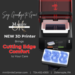 Image of New 3D printer brings cutting edge comfort to Marion Smile center. 